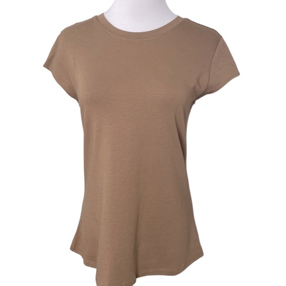 Universal Standard Tops - Universal Standard Ashley Cap Sleeve Pima Cotton Modal Casual Crew Neck Tee